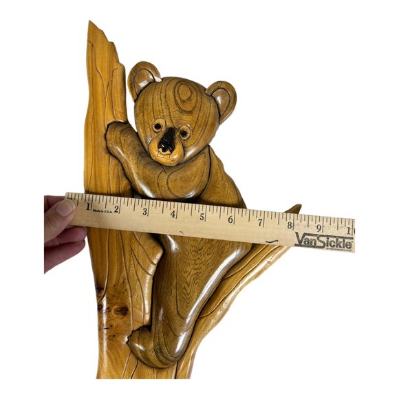 Hand‎ Carved Wooded Koala Bear Wall Hanging - Picture 4 of 5